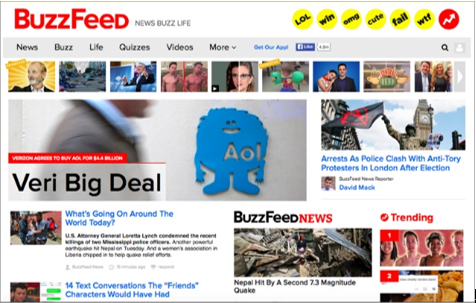 1BuzzFeedのサイト